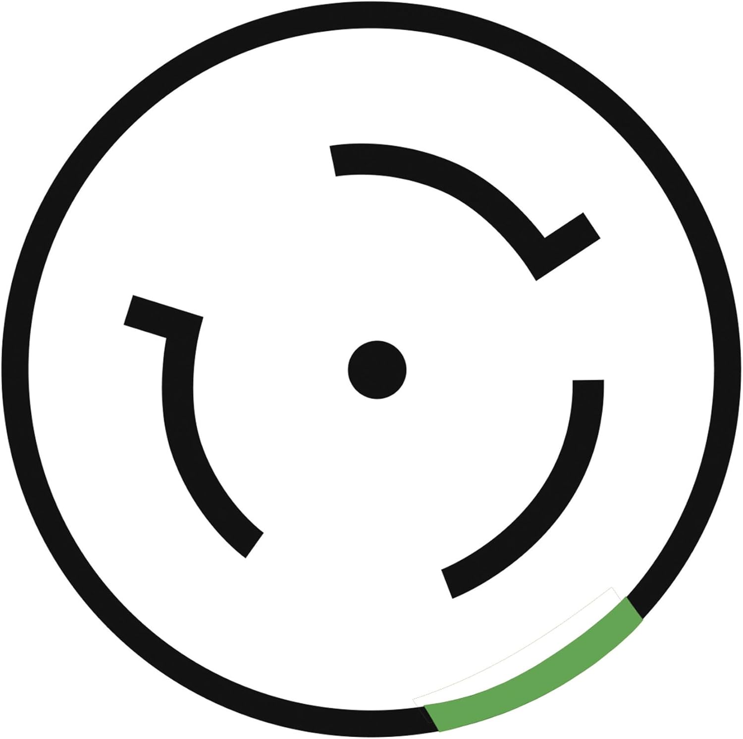 Reliance Controls LL550P 50-Amp CS6365 Generator Power Cord Connector,Black