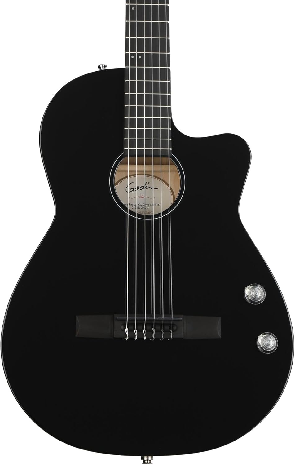 Godin Pro LTD Nylon Acoustic-electric Guitar - Onyx Black