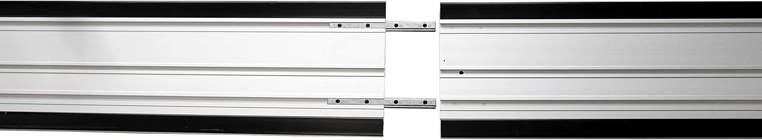 Milescraft 1408 Guide Rails – 55 Inch Rail Extensions for Milescraft 1409 Track Saw Guide. Extend Range to Over 8 Feet. All-Aluminum Construction. Includes 4 Rail Connectors