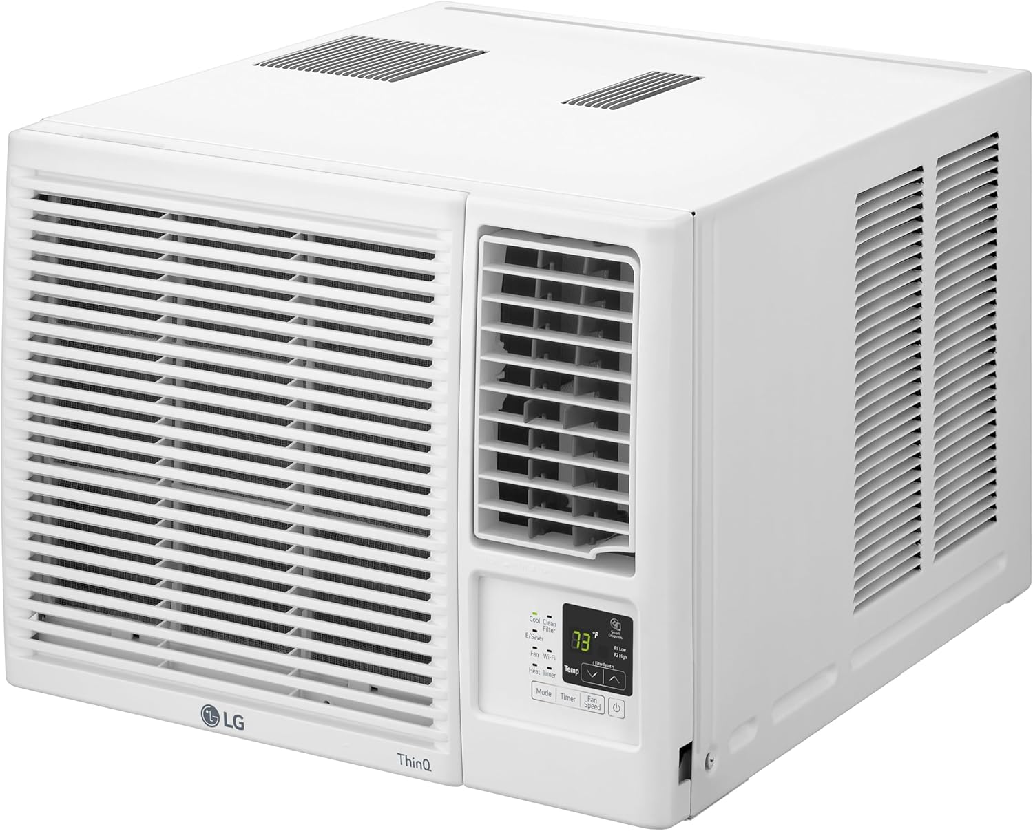 LG LW8023HRSM 7600 BTU Smart Wi-Fi Enabled Window Air Conditioner with Energy Save Function and ThinQ Technology (White)