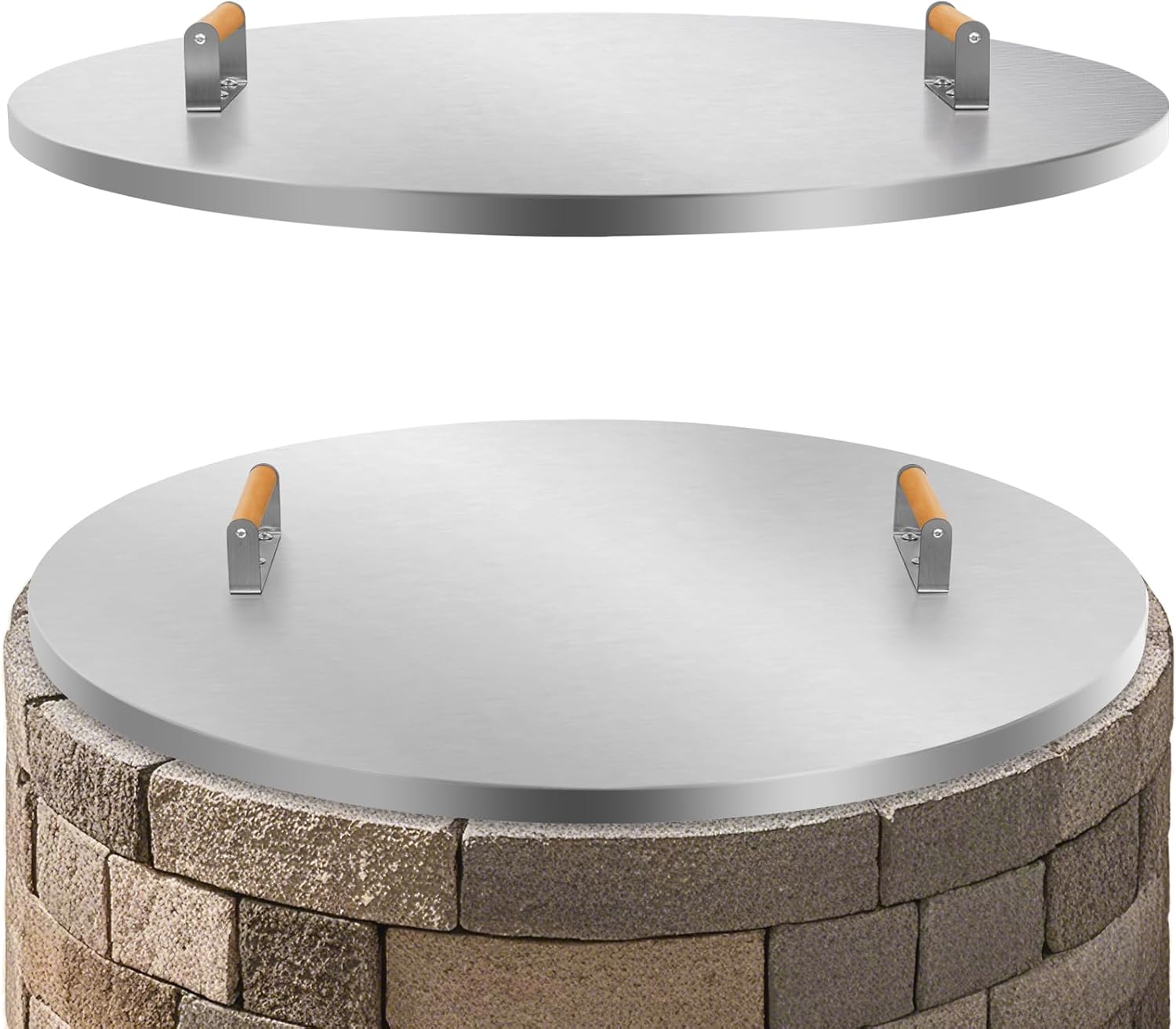 1MORE Fire Pit Lid Round 38