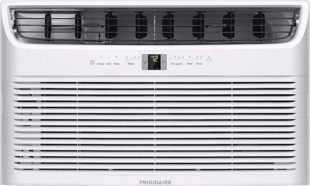 Frigidaire Through-the-Wall Room Air Conditioner, Remote Control, Washable Filter, Timer & Sleep Mode, 208/230V, White (12,000)