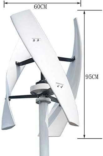 10000W Wind Turbine Generator 2.5M/S Low Wind Speed Starting Wind Power Generator with Controller for Home, Camping & Boat Use