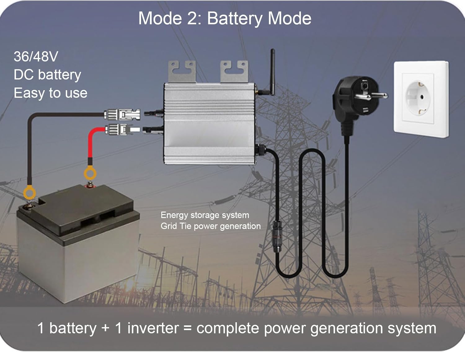 Solar Grid Micro Inverter,700W Micro Inverter for Home Solar Power System