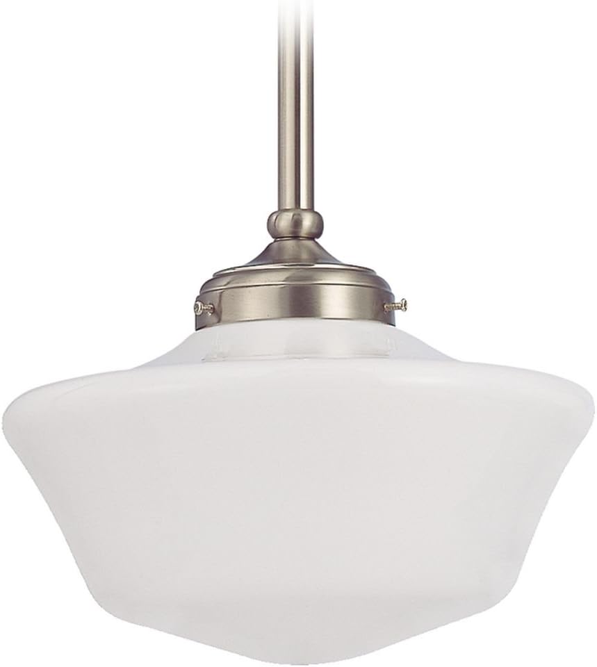 12-Inch Retro Style Schoolhouse Pendant Light