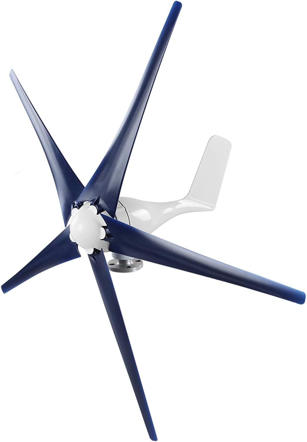 800W Windmill Generator 5 Blade Small Wind Turbines Kit Industrial Energy Equipment (Blue 12V)