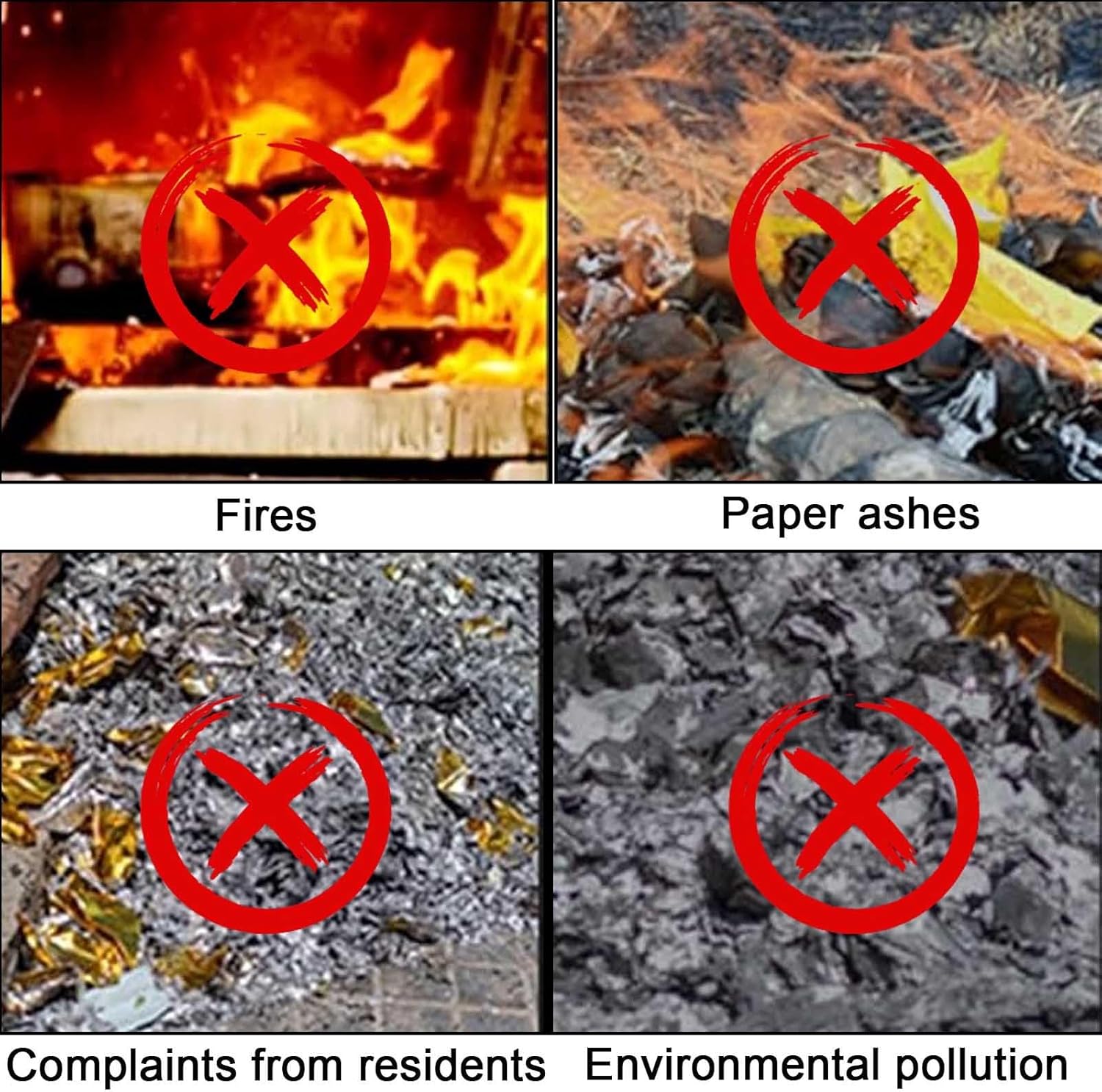 Burn Barrel with Lid Outdoor Fire Pits 10 12 14 16 18in Garden Incineration Barrel Burn Barrel Trash Including Grid Frame Fire Hook Liner Winter Wood Stoves Burning Scripture Barrel Red(13.8in)