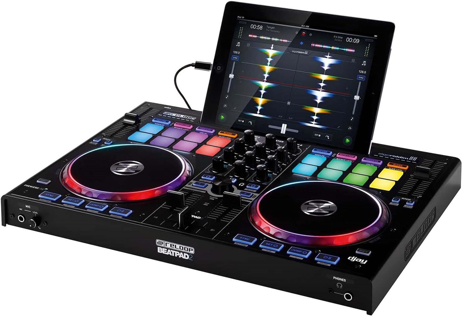 Reloop Beatpad-2 Cross Platform DJ Controller for iPad, Android and Mac