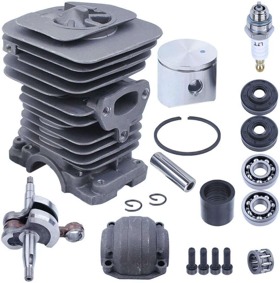 Replace Parts for Machine 40mm Piston Cylinder Kit for Husquarna 136 137 141 142 Chainsaw Intake Manifold