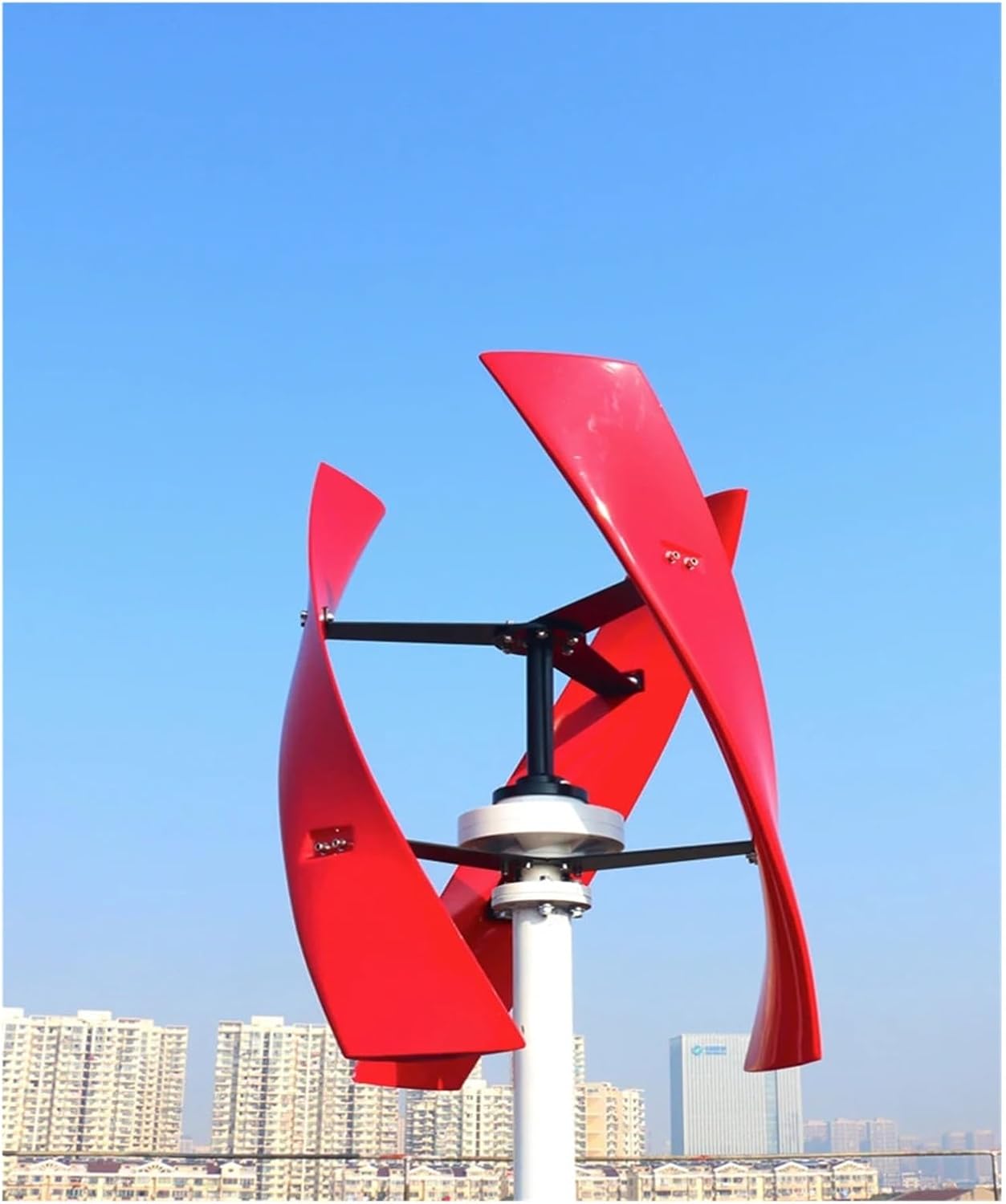Wind Turbine Generator Kit 300W 12V 24V Vertical Axis Windmill Generator with Off Grid System for Home Farm Street Use Industrial Energy(Type 3,Wind Turbine ONLY_12V)