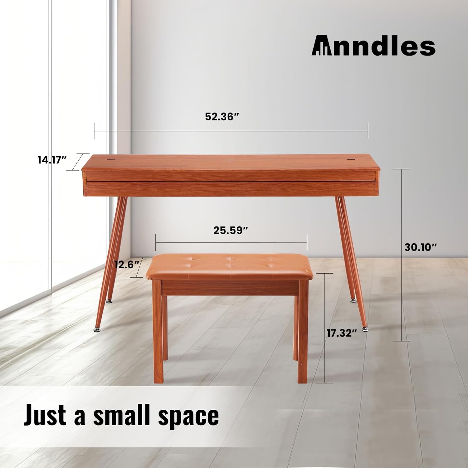 Electric Piano 88 Keys Digital Piano Weighted for Beginner Keyboard Piano Include Piano Bench Power Adapter Three Pedal Manual User (Wood Color)