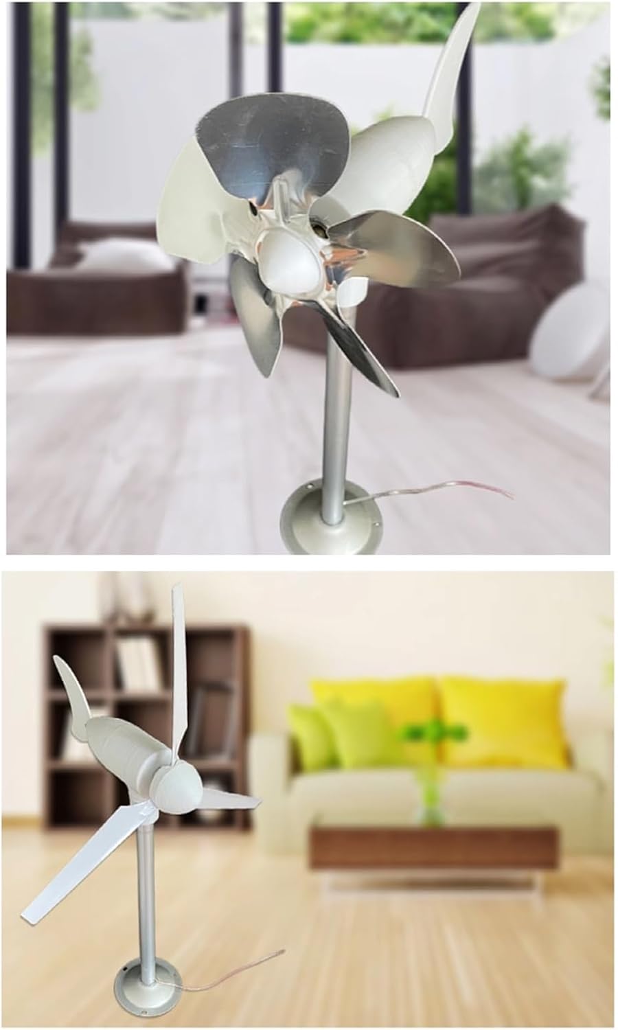 DIY Micro Wind Turbine DC Output Wind Generator Model Three-Phase Permanent Magnet Model Breeze Start(Five-Leaf Metal)