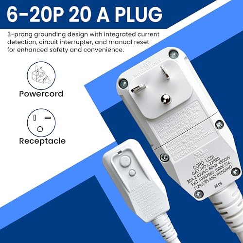 Klimaire 9,000 BTU PTAC Heat Pump A/C R-32 Wi-Fi Enabled with 3.5kW Electric Heater, Remote Control, Drain Kit - 230V