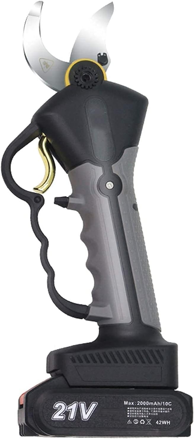Professional Cordless Electric Pruning Shears Secateurs,Garden Orchard Tools,with Rechargeable 2000mAh Battery, 35mm Cutting Diameter, 6-8 Working s