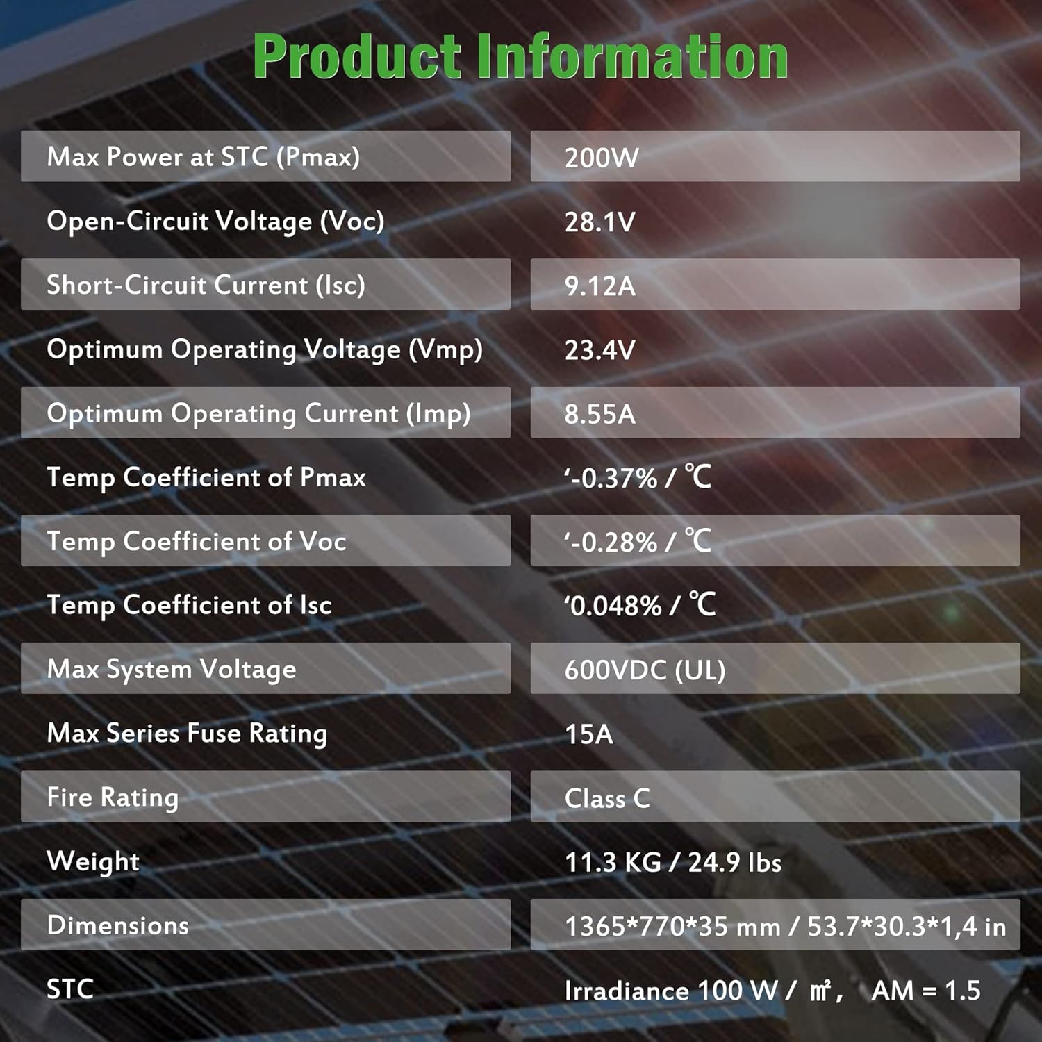 JJN Bifacial 400 Watt Solar Panels 12V 10BB Monocrystalline Solar Panel High Efficiency Solar Module for RV Home Farm Trailer Camper Marine Off Grid System(2 PCS 200 Watt)