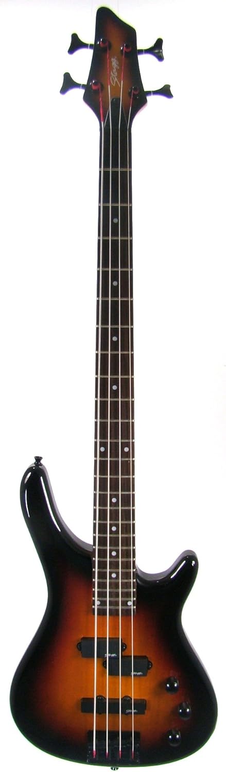 Stagg BC300 4-String Fusion Electric Bass Guitar - Sunburst
