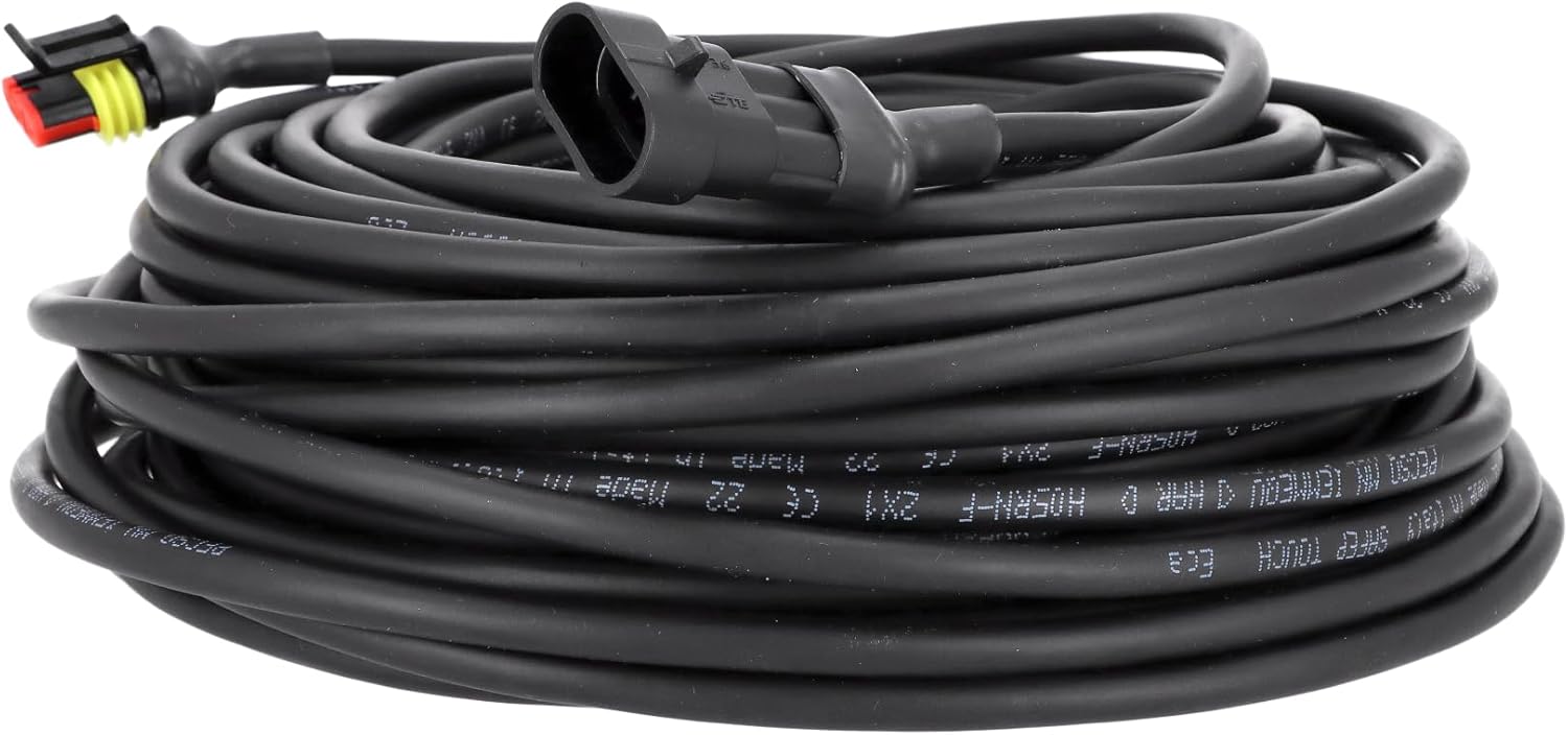 Timbera 20m / 65ft Durable Low Voltage Charging Cable for Husqvarna Automower 440, 450X/XH, 520/H, 550/H EPOS, 435X, 535X AWD – Robotic Lawnmower Power Supply Accessory – Extension Cord – 20 Meters