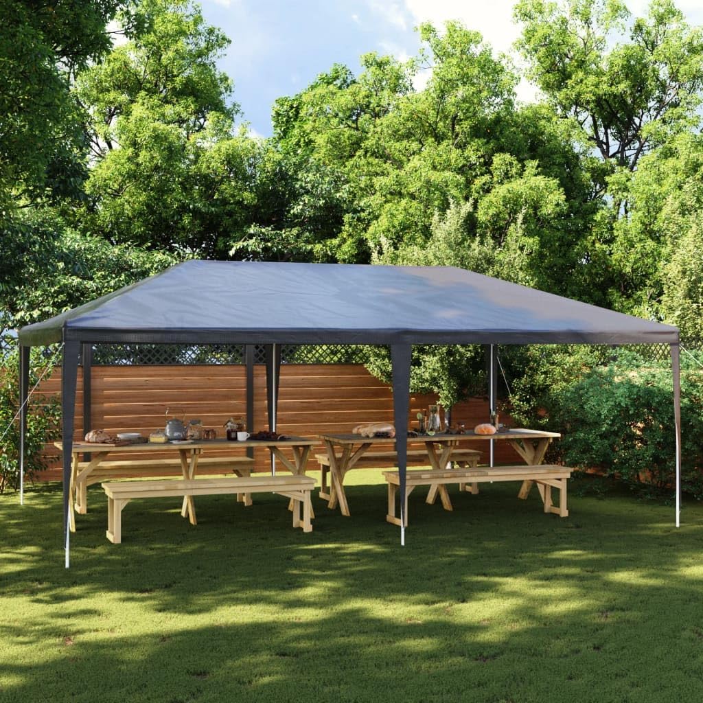 Professional Party Tent 13.1'x19.7' Anthracite 0.3 oz/ft,Party Tent with UV and Water Resistance for Outdoor Gatherings Outdoor Structures, Outdoor Canopies, Gazebos