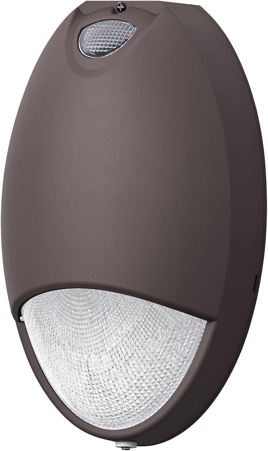 Outdoor Led Emergency Light with Battery Backup Photocell Sensor Self Test Diagnostics, Aluminum Exterior Waterproof Commercial Wall Pack Emergency Lighting Fixtures 120-277VAC UL Certified (1 Pack)