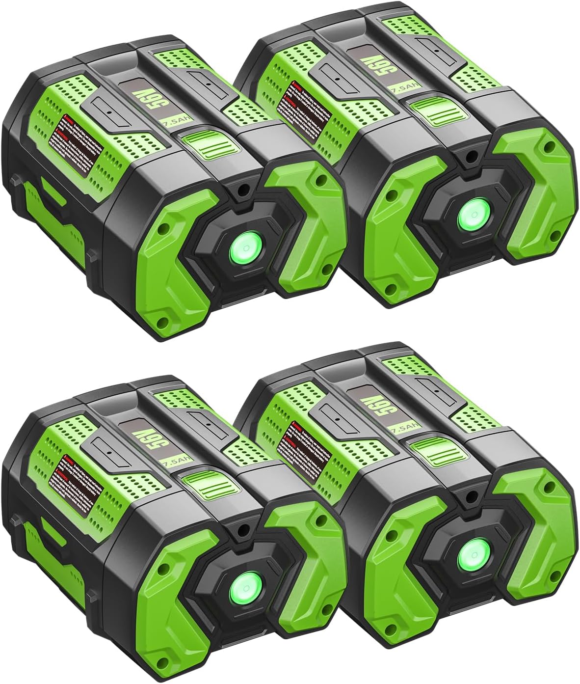 HOCHSTERN 56V 7.5Ah Battery Replacement for EGO Battery BA2800T BA1400T BA4200T （4Pack）