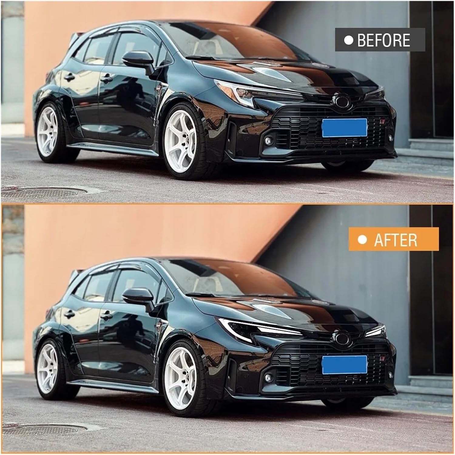 2PCS LED Projector Headlights Assembly Compatible For Toyota Corolla 2020-2026 Front Head Lamps Assembly Headlamp Accessories