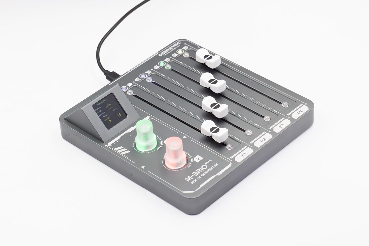 M-BRIO-4FADE 4 Faders MIDI CC Controller