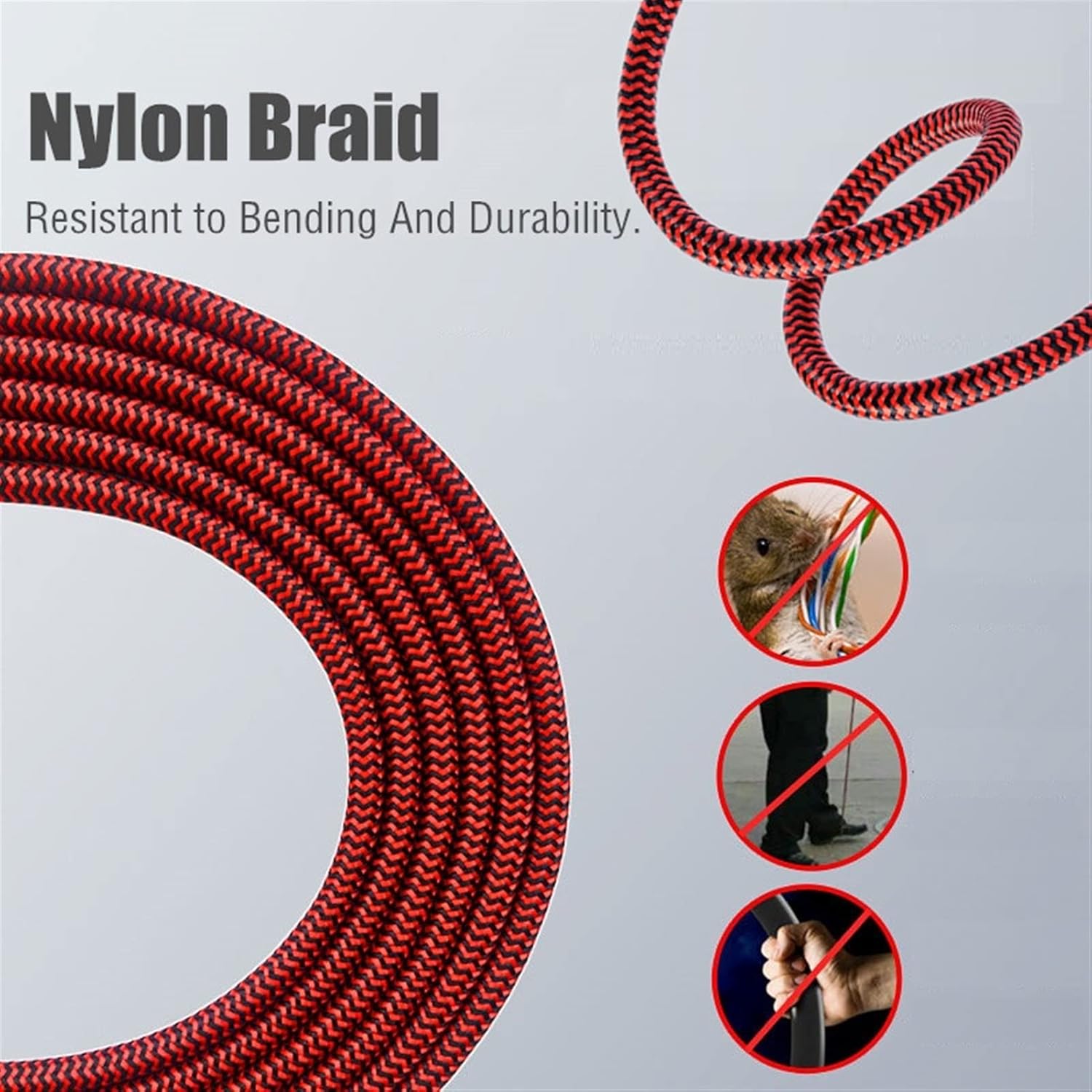 Guitar Cable 1/4''6.35mm Male to 3.5mm Female Output Stereo Cable for Mixer Amplifier Guitar Cord (Color : A, Size : 8M)