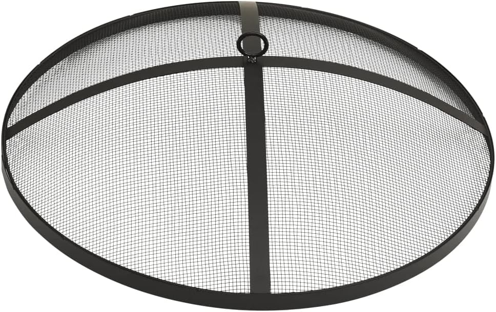 2-in-1 Fire Pit and BBQ with Poker 23.2