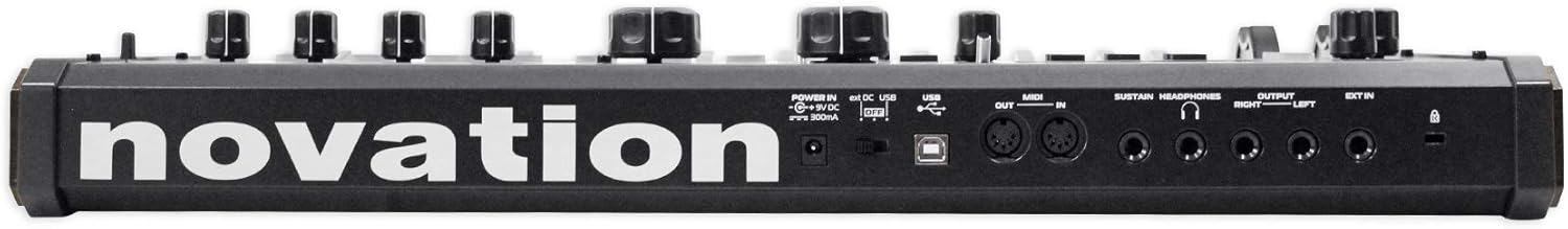 Novation MiniNova Analogue Modelling Compact 37 Mini-key Synth – Tough, compact, powerful mini-synth with pitch-correcting effect vocoder, 256 onboard sounds and five effects per voice layering Blue