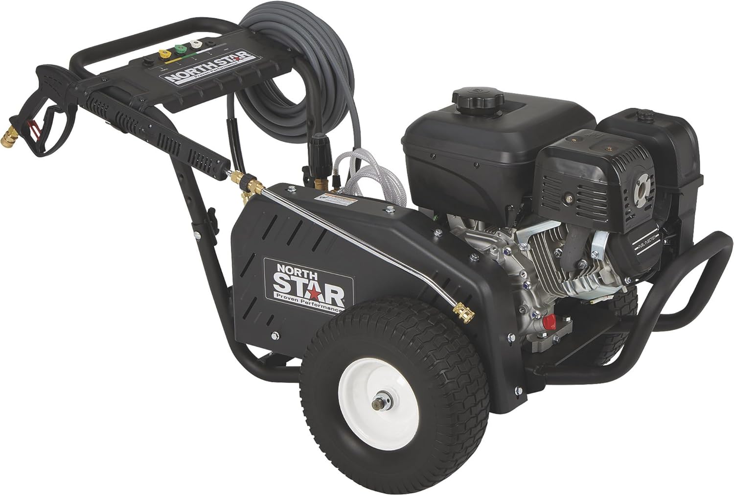 NorthStar Gas Cold Water Pressure Washer, 4000 PSI, 3.5 GPM, NorthStar Engine, Belt Drive