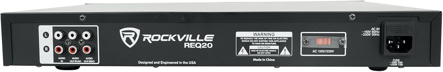 Rockville REQ20 Dual 10 Band Graphic Equalizer 19