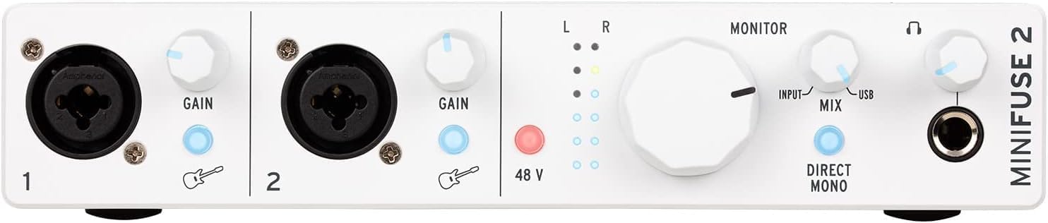 Arturia MiniLab 3 MIDI Controller & MiniFuse 2 Audio Interface Bundle - White