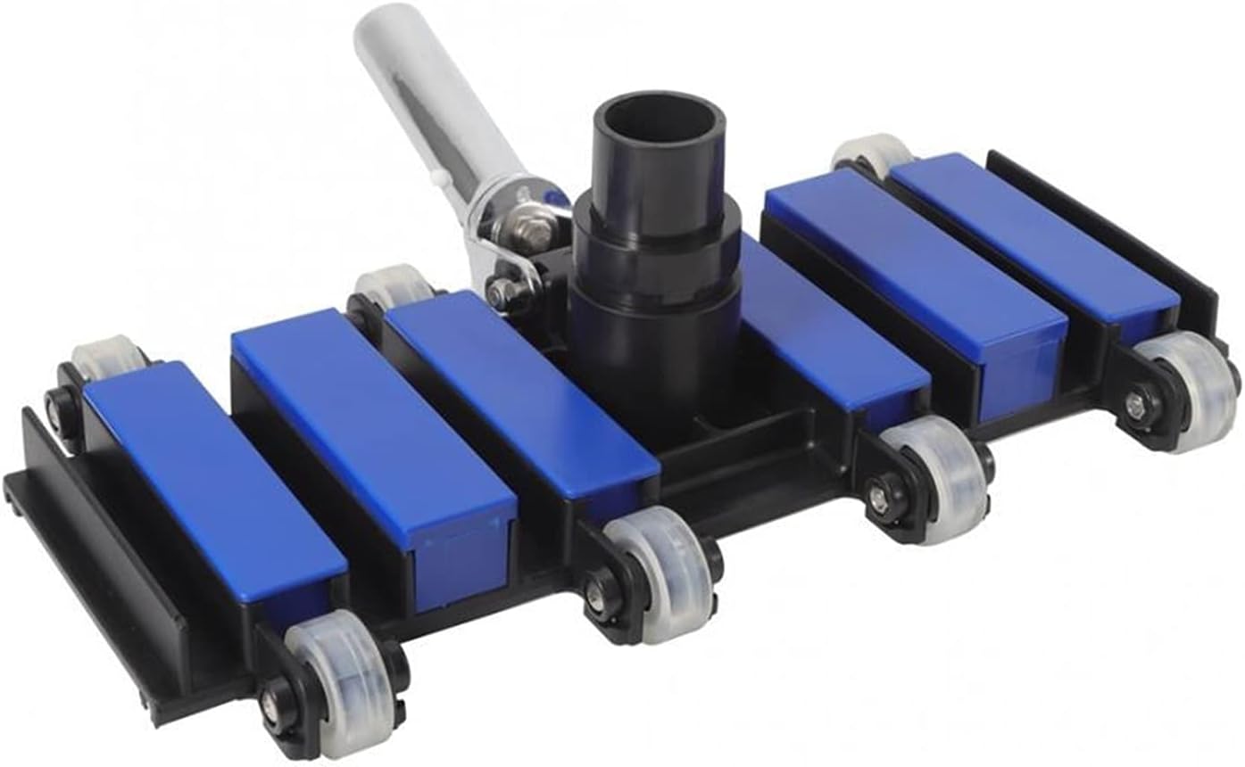 Swimming Pool Tool 14IN Weighted Swimming Pool Vacuum Head Cleaning Tool Accessories with Rolling Wheel Hard