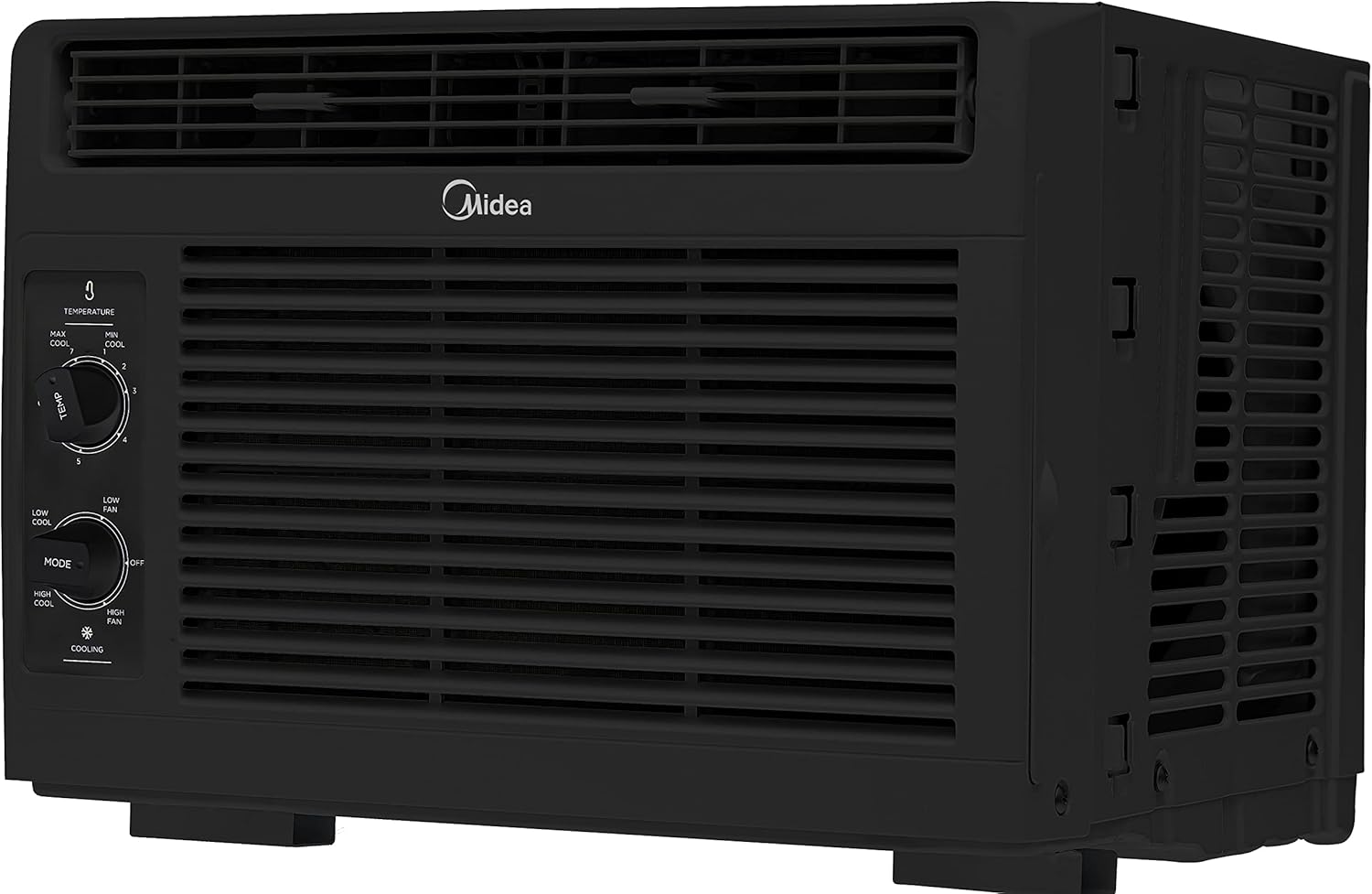 Midea 5,000 BTU 115V Mechanical Window Air Conditioner, Black (Renewed)