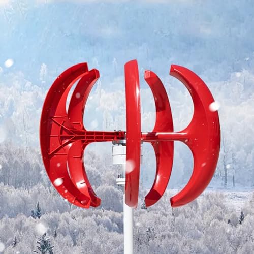 15000W/20000W Wind Turbine Generator Kit, 5-Blade Vertical Wind Turbine for 12V/24V/48V Systems, High-Efficiency Renewable Energy Solution for Home & Off-Grid Power Generation