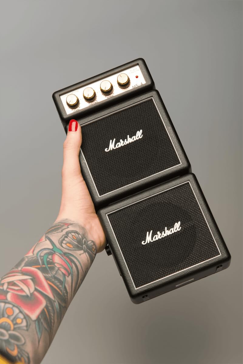 Marshall MS4 Battery-Powered Mini Micro Full Stack Guitar Amplifier