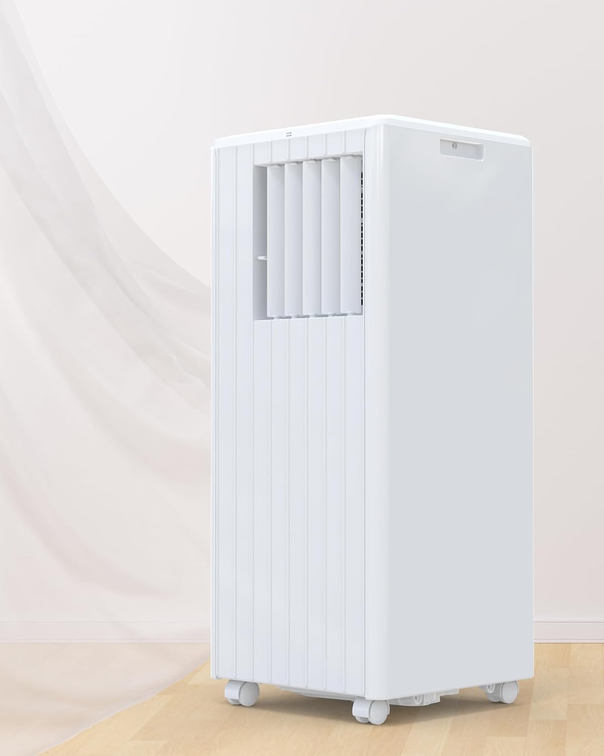 8000BTU Portable Air Conditioners, Portable AC Unit for Room Up to 350 Sq. Ft,3-IN-1 Room Air Conditioners with Fan/Dehumidifier/24H Timer/Remote Control & Windows Kit, White