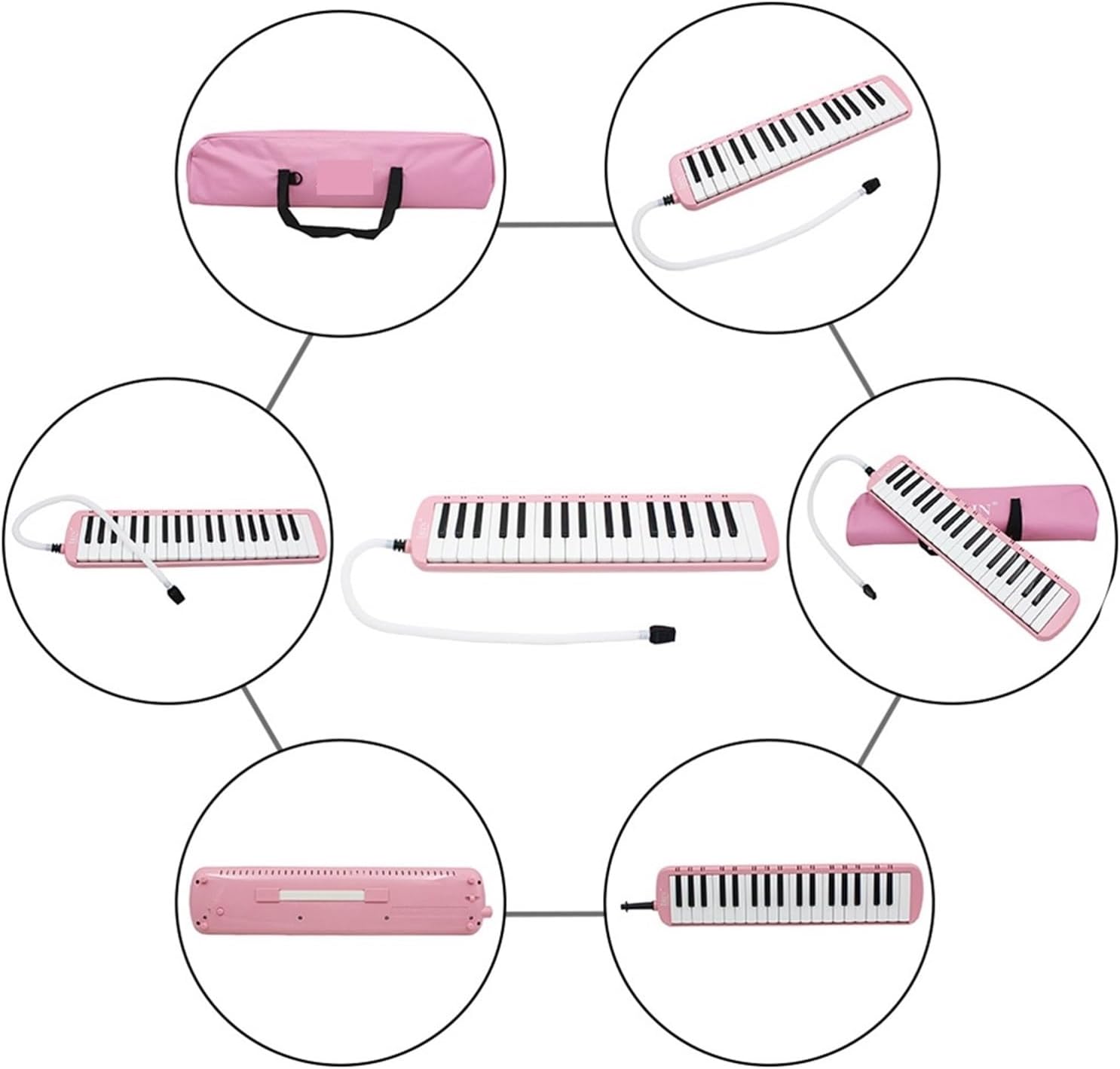 Melodica 37 Piano Organ Soft Bag Kids Instruments Finger for Adults Melodica Musical Hand Optional Pianos