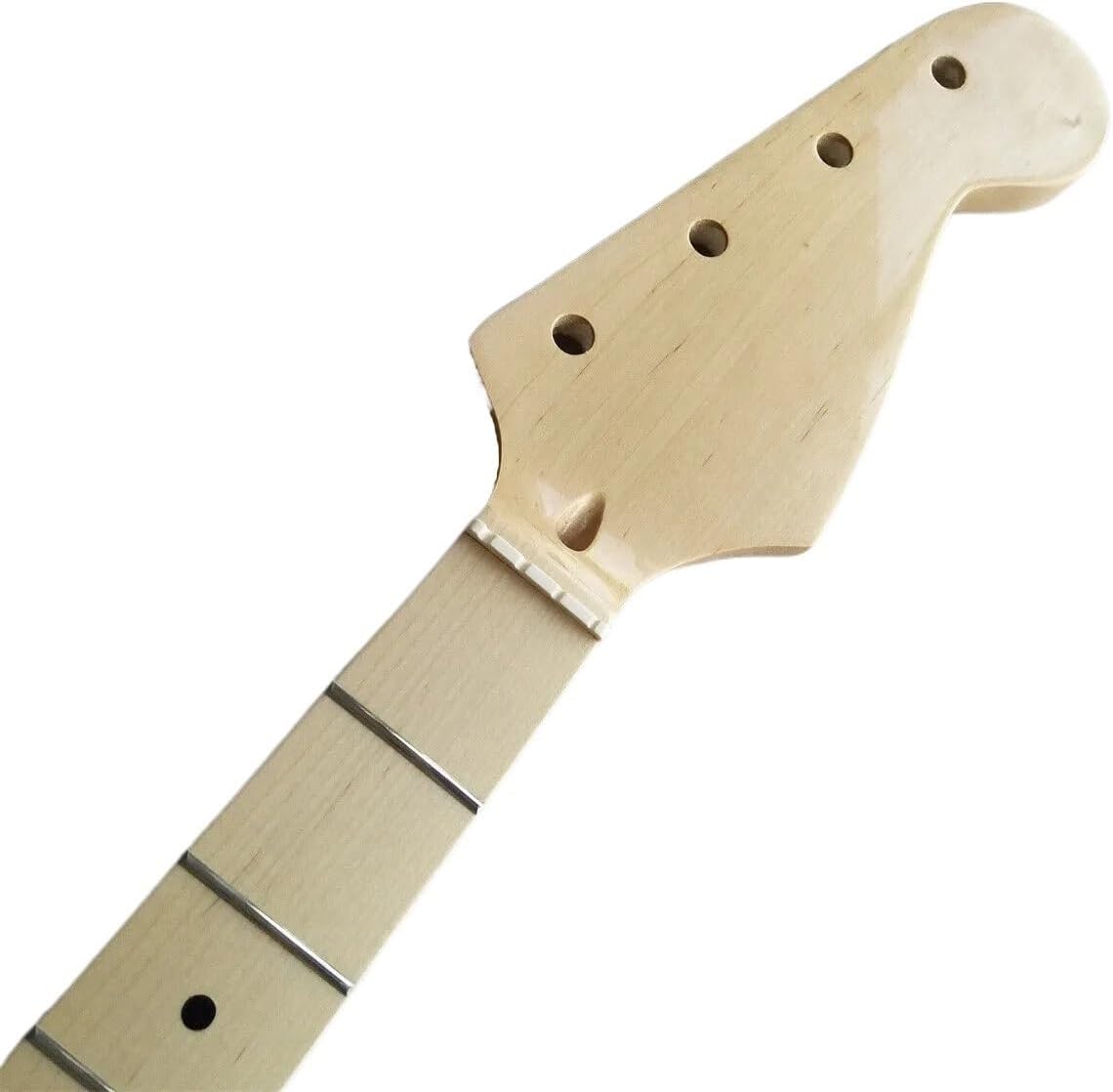 Gloss Maple 4 String 19 Fret 30 Inch Fretboard Electric Bass Guitar Neck Parts