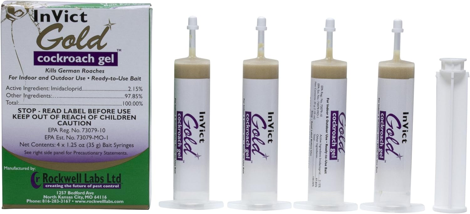 Invict Gold Roach Bait Gel (5 Boxes)