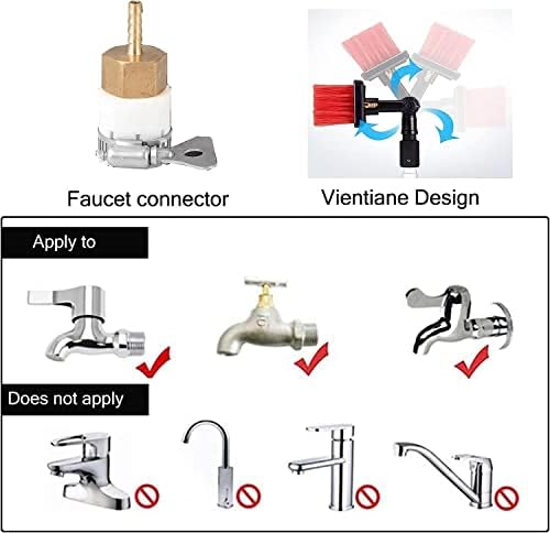 5-12m Window Cleaning Pole, Window Cleaner Kit, Water/Hose Fed Pole, Brush Equipment for Window Cleaning, Solar and Photovoltaic Panel Cleaning