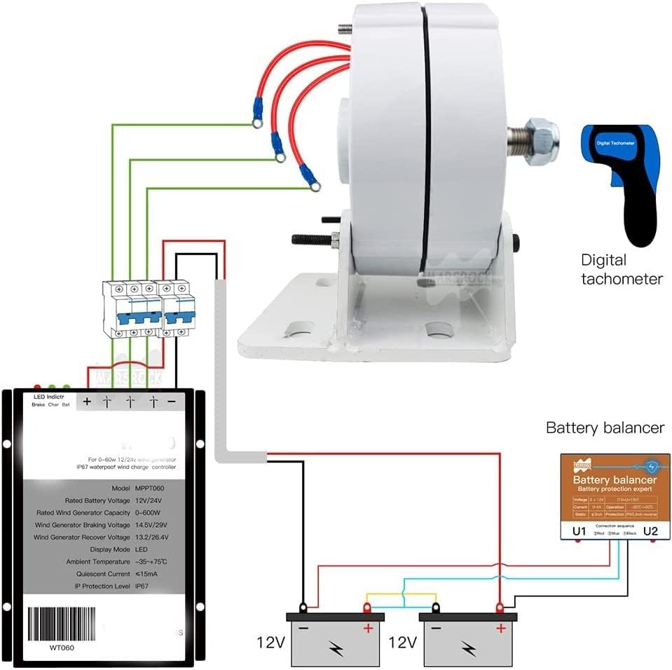 LiuSj JUnSt Low Speed 9000W 12V 24V 48V Gearbox Continuous Magnetic Generator AC Alternators for Wind Turbine Water Turbine