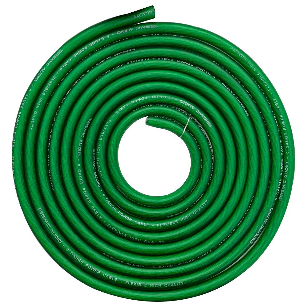 Seismic Audio - SA-AmpWK07-0 Gauge Car Audio Amplifier Installation Wiring Kit - Max 4000 Watt