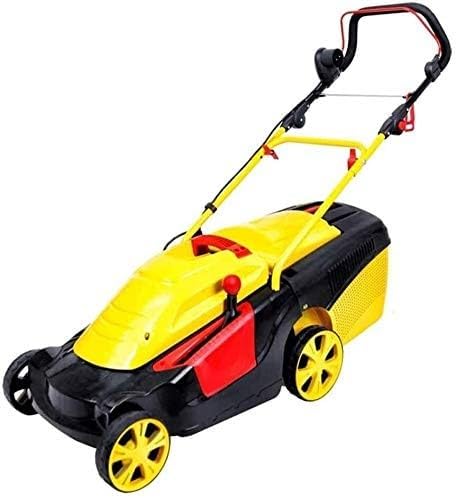 1600W-30M-4886573800492 Electric Push Lawn Mower, 40cm Cutting Width, 6 Gears, 2.8-6.8cm Height Adjustment, Walk-Behind Lawn Mower
