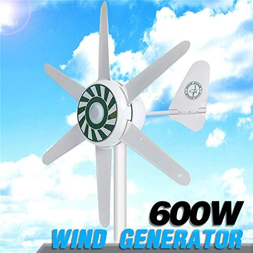 6 Blades 300W Wind Turbines Generator & Wind Solar Hybrids Wind Generator Kit Household 12/24V Wind Turbines Generator Kit,24v