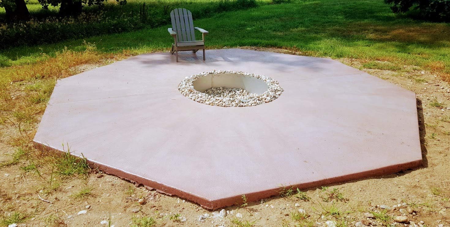 Round Stainless Steel Fire Pit Liner Campfire Ring - 60 Dia. x 12 Deep