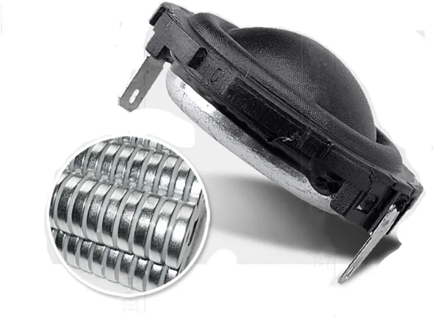 2Pcs 1.5inch Audio Speakers 4Ohm 80W 25Core Fiber Membrane Rubidium Magnetic Speaker HiFi Enthusiasts Treble Tweeter Head(8 Ohm Speaker)