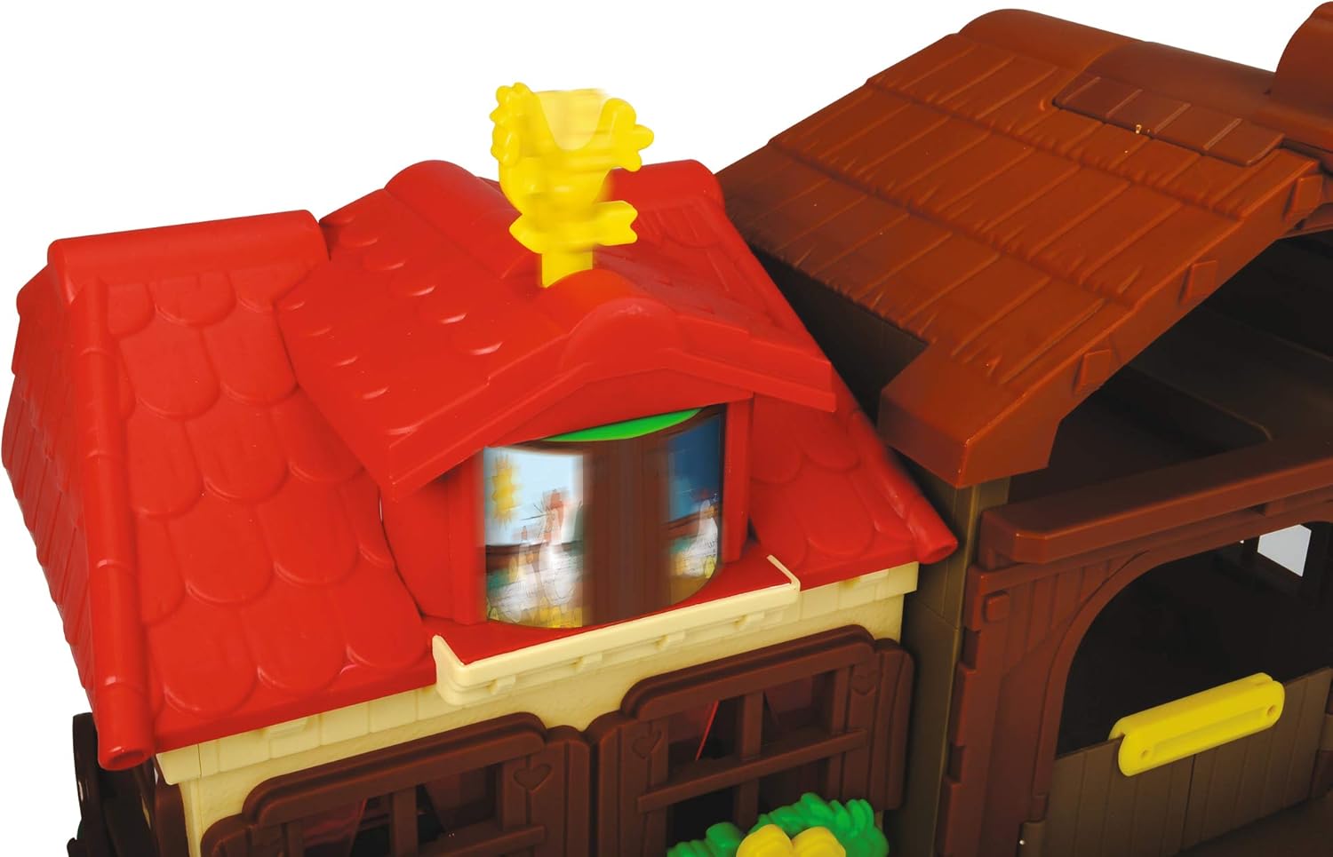 Dickie Toys 203818000 Fendt Happy House, Farm Set for Children Aged 1 Year Old Tractor with Animals, Light & Sound, Multicoloured, Größe: 38 cm