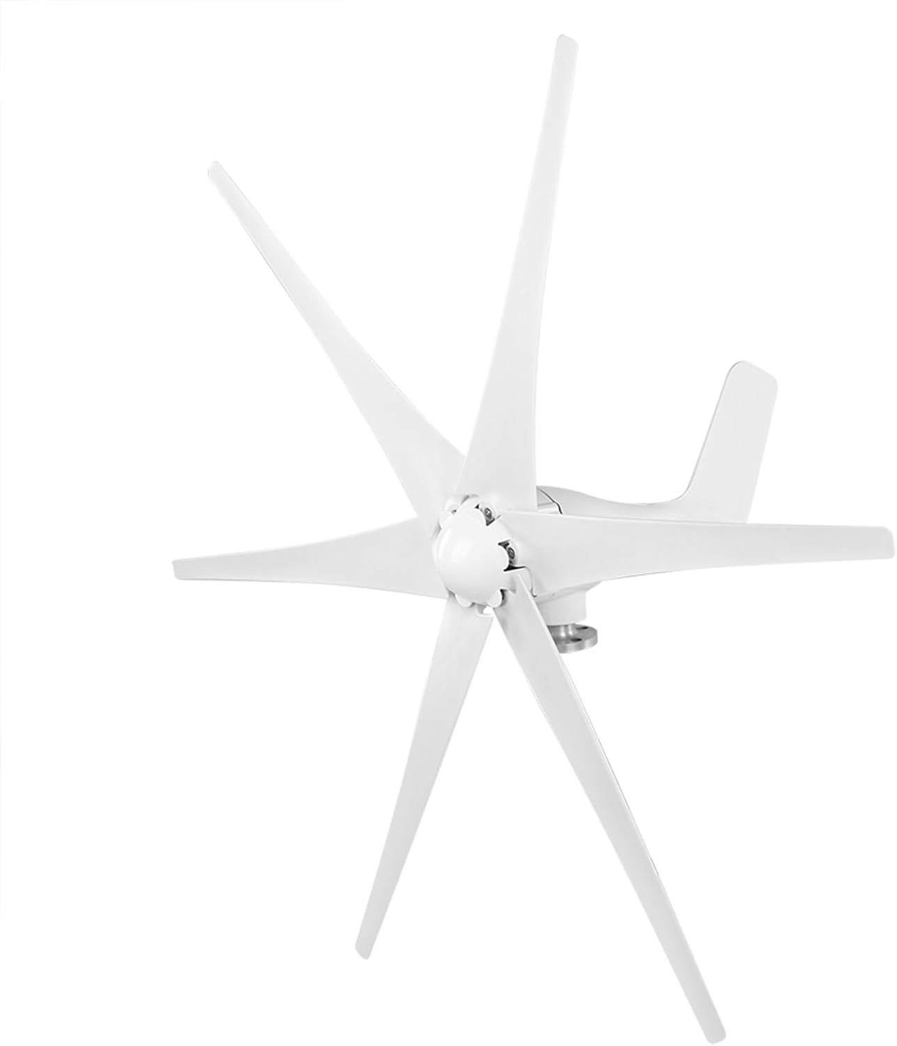 800W Wind Generator Kit 6 Blade Industrial Machinery Machine Professional Wind Turbines Small Windmill Generator (white 12V)