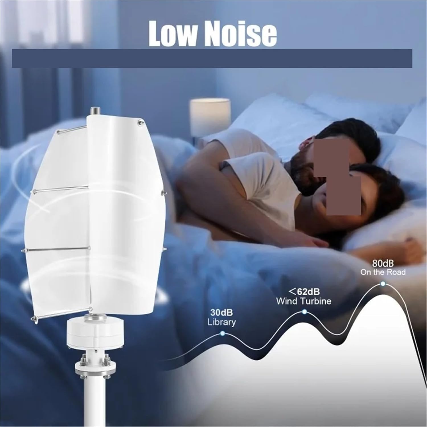 Wind Generator, Wind Vertical Axis Generator Home System with Controller & 2 Blades Power Equipment,Wind Turbine